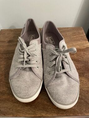 Keds Light Gray Sneakers Shoes Size 8.5